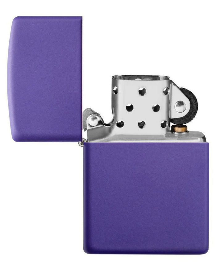 Zippo Antivento Ricaricabile Made In Usa Viola Unisex 4