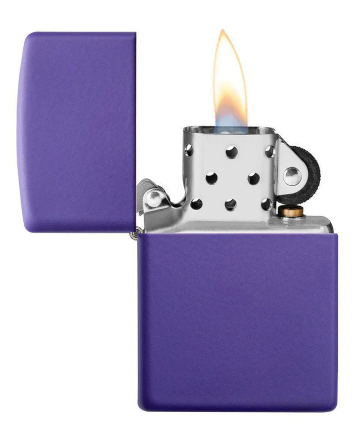 Zippo Antivento Ricaricabile Made In Usa Viola Unisex 5