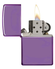 Zippo Antivento Ricaricabile Made In Usa Viola Unisex