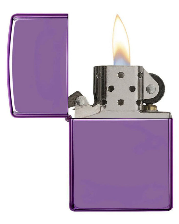 Zippo Antivento Ricaricabile Made In Usa Viola Unisex 4