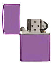 Zippo Antivento Ricaricabile Made In Usa Viola Unisex