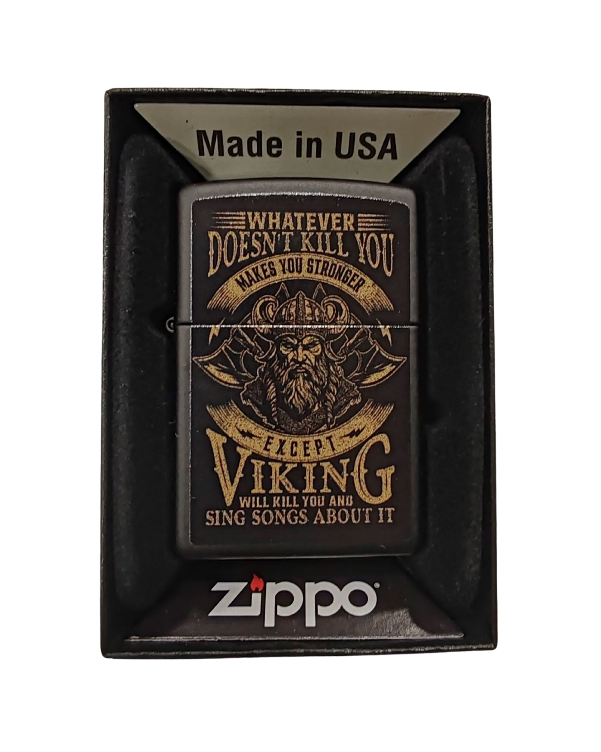 Zippo Antivento Ricaricabile Made In Usa Nero Unisex