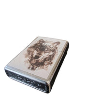 Zippo Ricaricabile Antivento Made In Usa Nel Box Regalo Argento Unisex 24L002 wolf