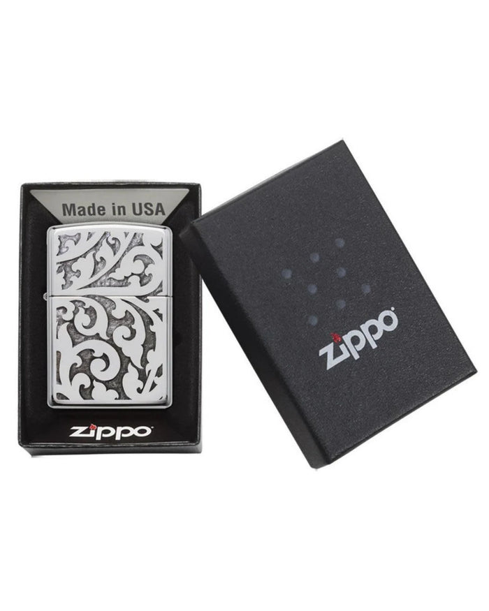 Zippo Antivento Ricaricabile Made In Usa Argento Unisex 4