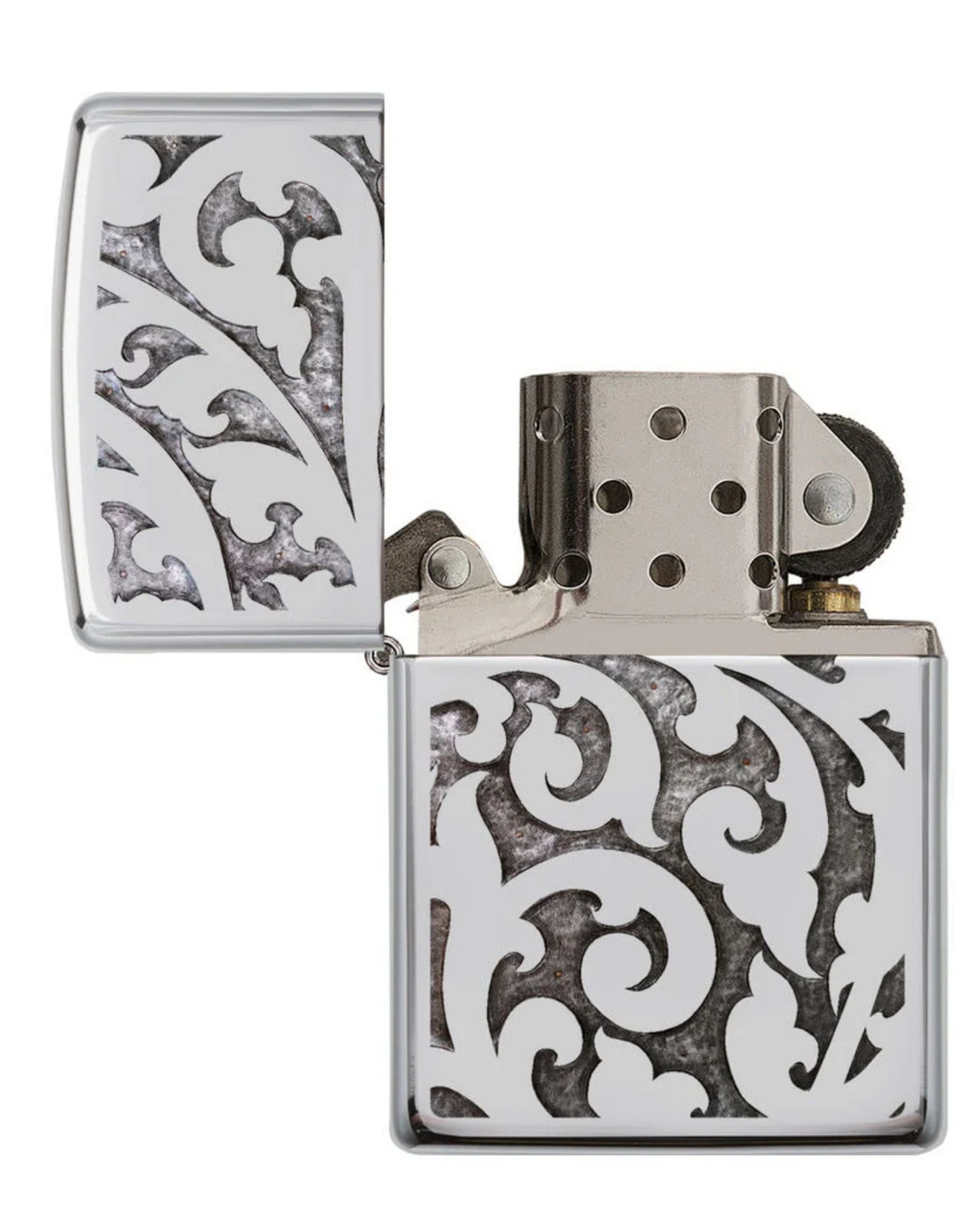 Zippo Antivento Ricaricabile Made In Usa Argento Unisex