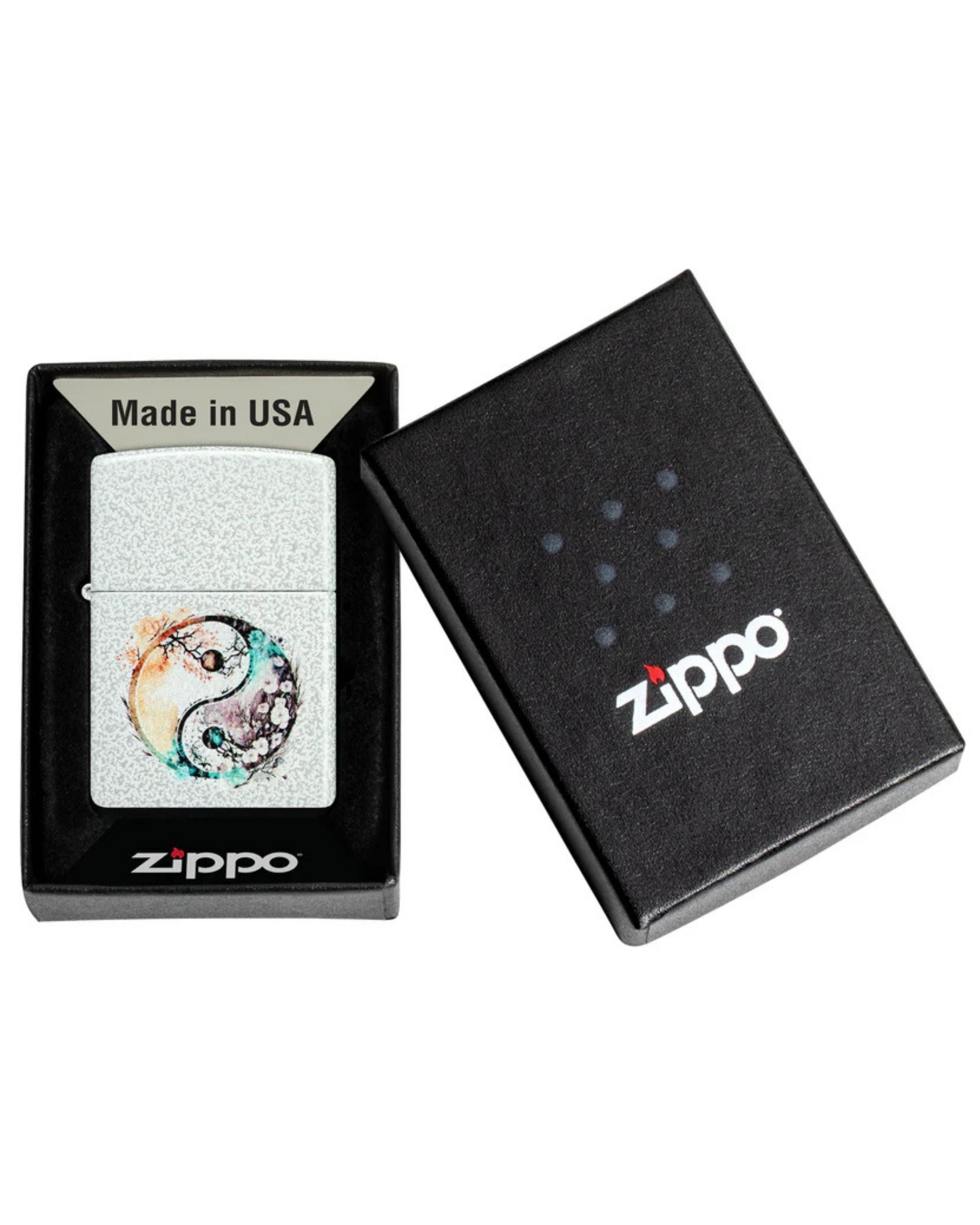 Zippo Antivento Made In Usa Ricaricabile Bianco Unisex