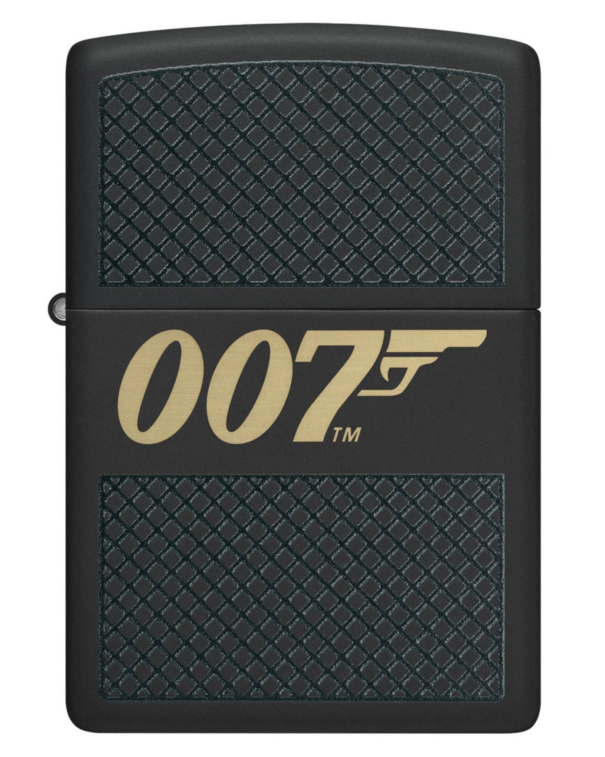 Zippo Accendino Antivento Made In Usa Ricaricabile Edizione "007" Nero Unisex