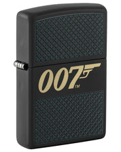 Zippo Accendino Antivento Made In Usa Ricaricabile Edizione "007" Nero Unisex