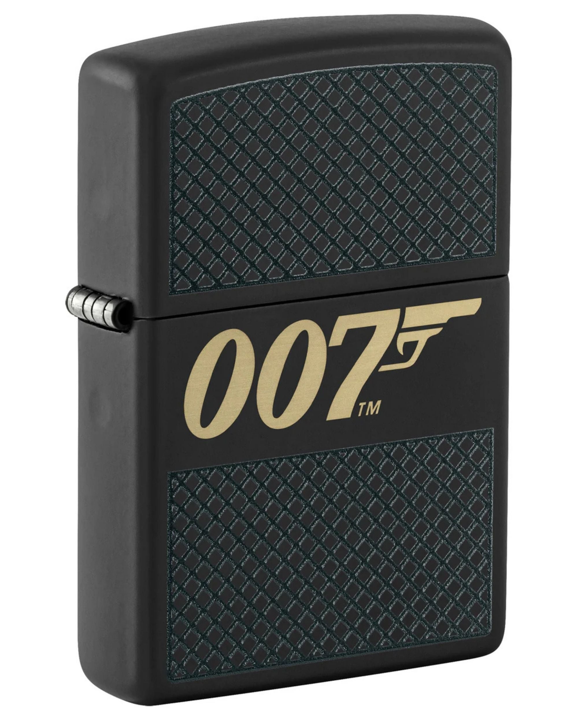 Zippo Accendino Antivento Made In Usa Ricaricabile Edizione "007" Nero Unisex