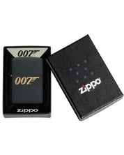 Zippo Accendino Antivento Made In Usa Ricaricabile Edizione "007" Nero Unisex