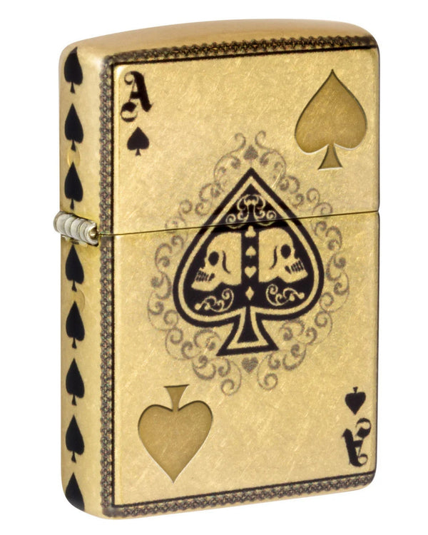 Zippo Antivento Made In Usa Ricaricabile Oro Unisex