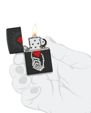 Zippo accendino Antivento Made In Usa Ricaricabile Nero Unisex