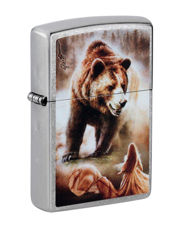 Zippo Antivento Ricaricabile Made In Usa Argento Unisex