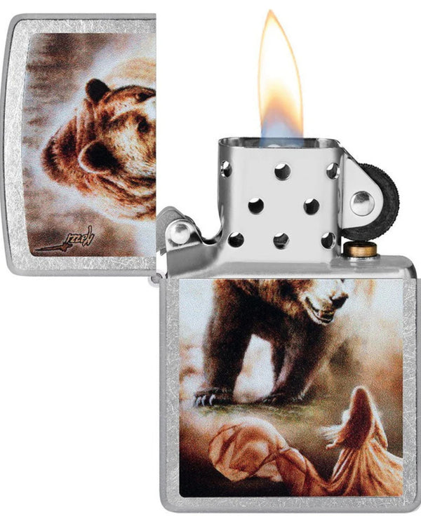 Zippo Antivento Ricaricabile Made In Usa Argento Unisex-2