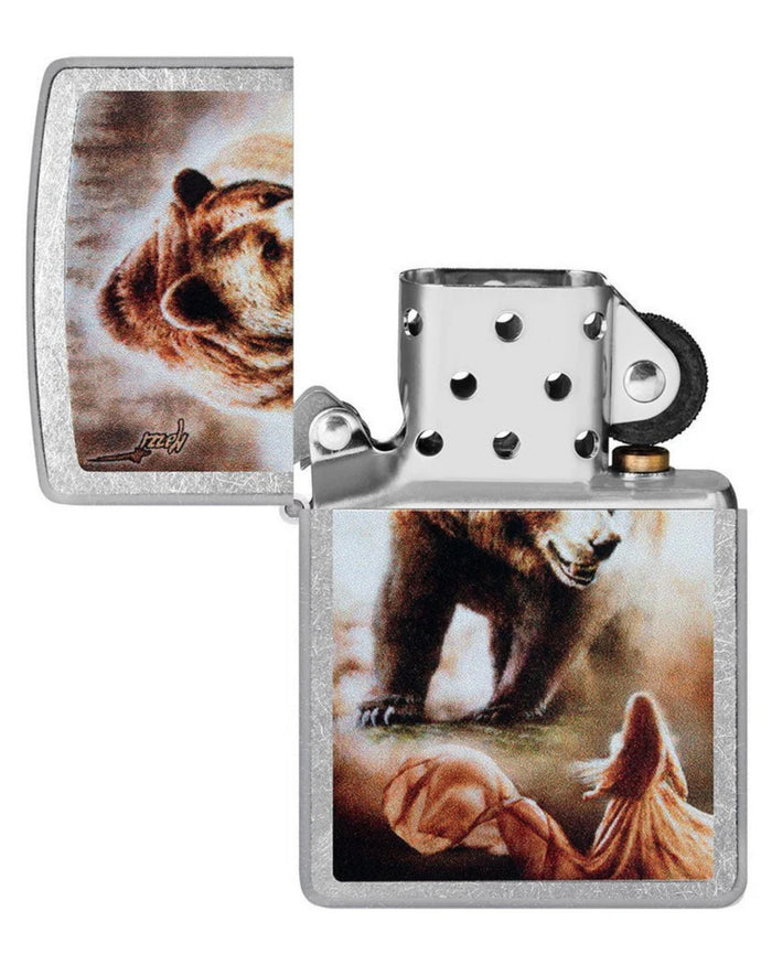 Zippo Antivento Ricaricabile Made In Usa Argento Unisex 4