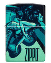 Zippo Antivento Ricaricabile Made In Usa Marmaid Sirena 48605