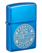 Zippo Antivento Ricaricabile Made In Usa Blu Unisex