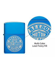 Zippo Antivento Ricaricabile Made In Usa Blu Unisex