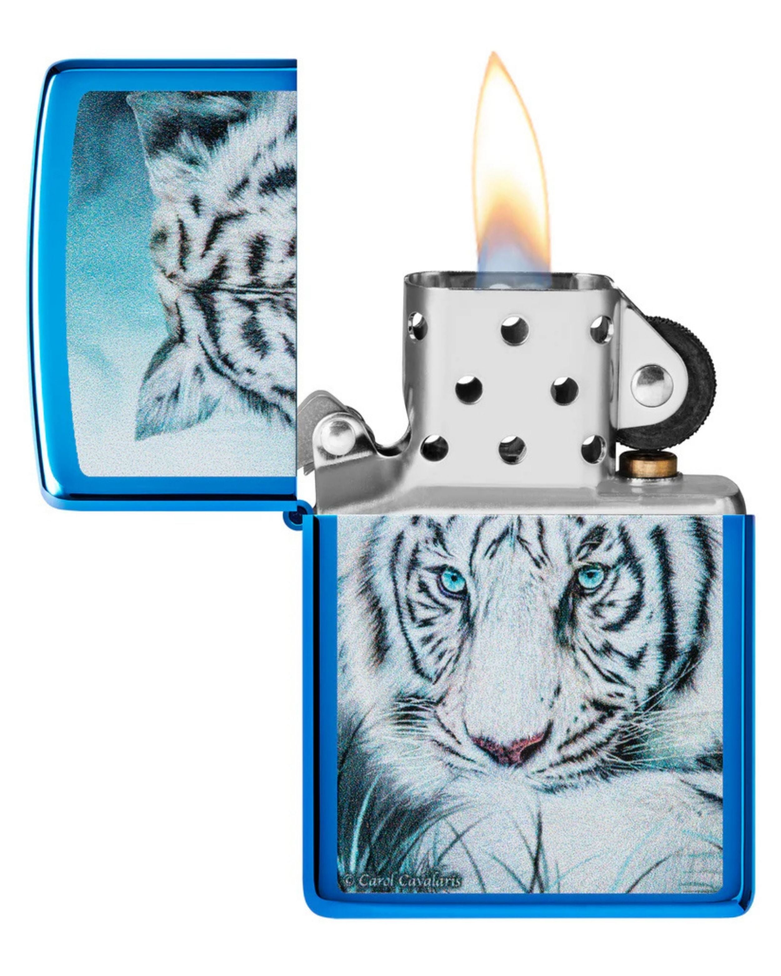 Zippo Antivento Ricaricabile Made In Usa Blu Unisex