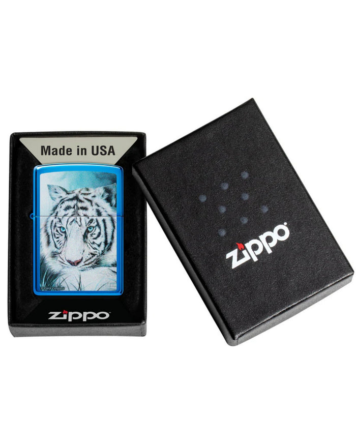 Zippo Antivento Ricaricabile Made In Usa Blu Unisex 7