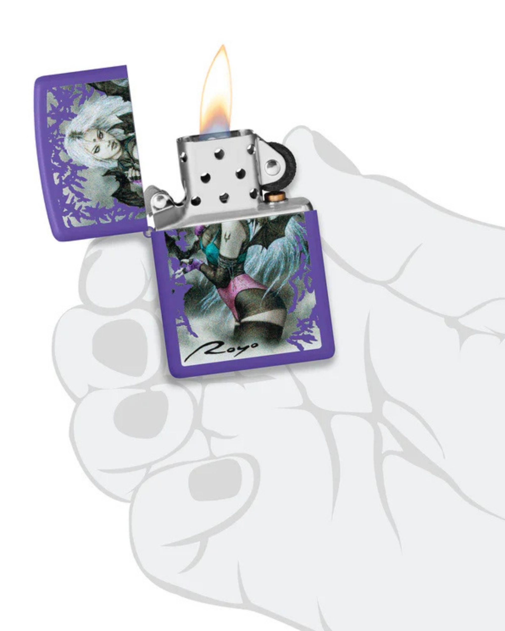 Zippo Antivento Ricaricabile Made In Usa Multicolore Unisex