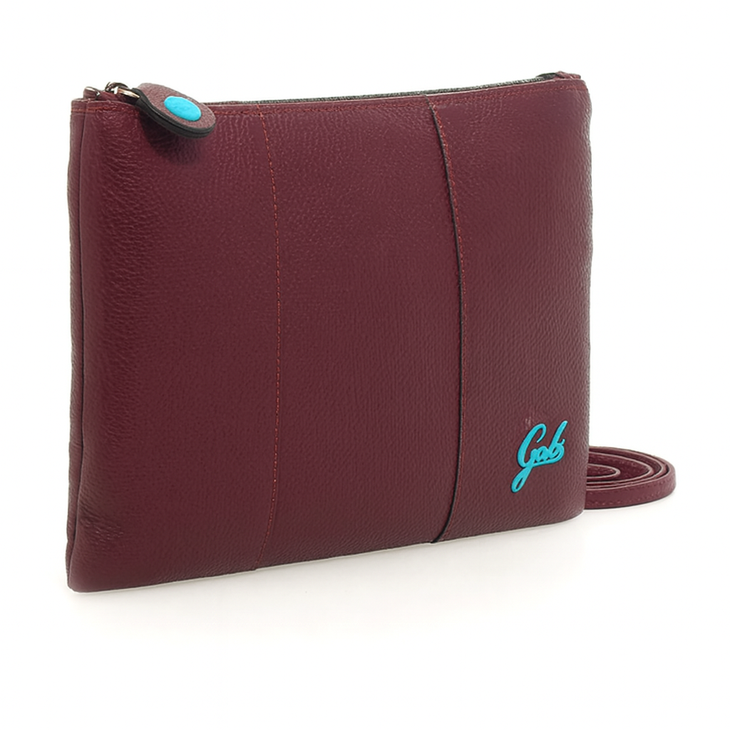 Gabs Borsa Pochette Beyonce M Tracolla in Pelle Logo azzurro CHIANTI