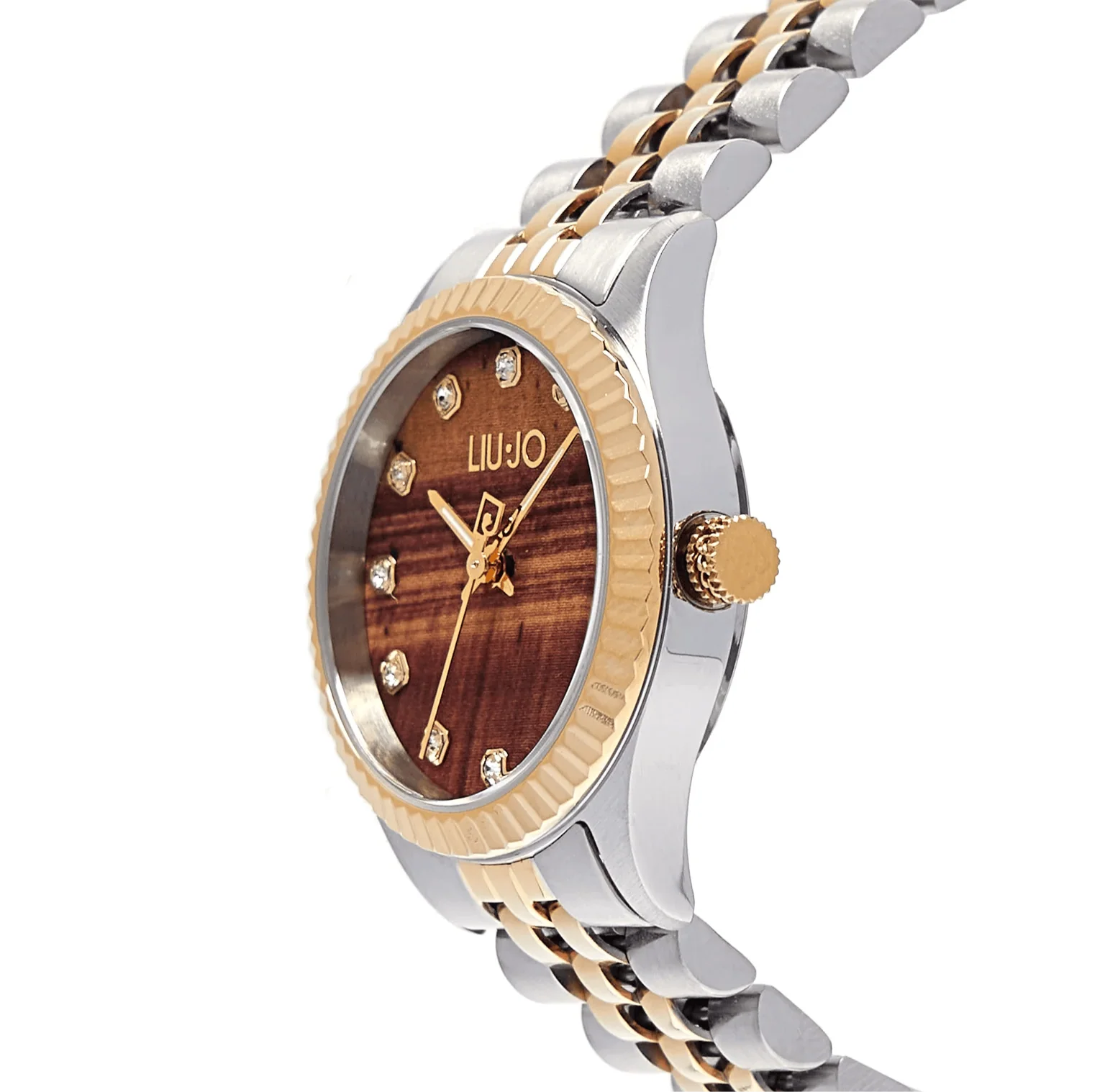 Liu Jo orologio TINY Silver donna acciaio 30 mm silver e gold marrone mov quarzo