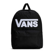 Vans Zaino Old Skool Drop V Casual 22 litri in Poliestere Nero Logo Bianco Unisex