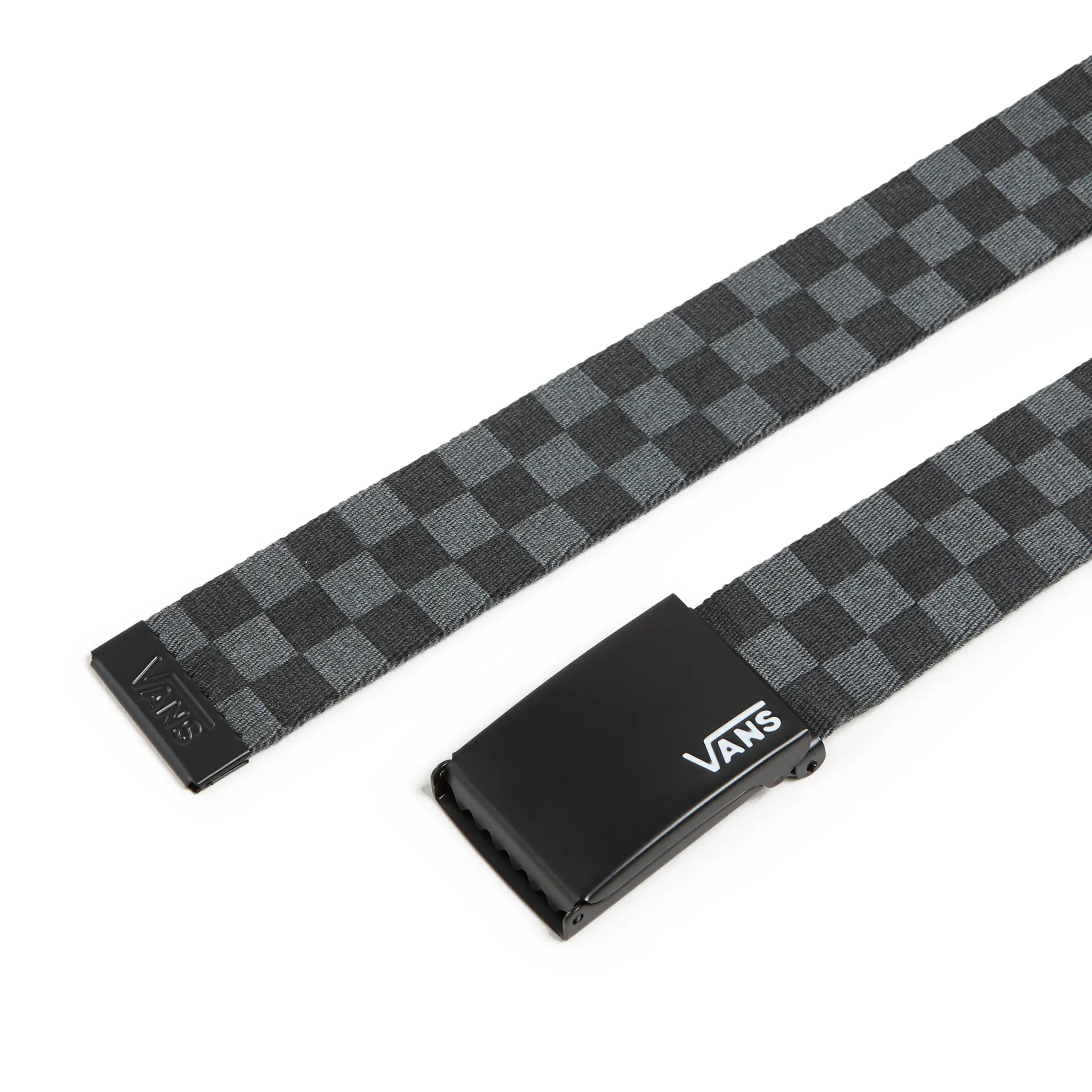 Vans Cintura intessuta Deppster Trama Checkerboard Nero Grigio Asfalto Uomo