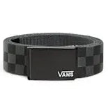 Vans Cintura intessuta Deppster Trama Checkerboard Nero Grigio Asfalto Uomo