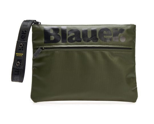 Blauer Women's Clutch Bag Wristlet Strip Green Unisex