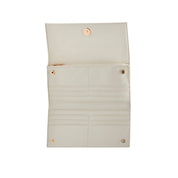 Blauer Portafoglio bottalato donna con Portamonete carte crema Donna 10x20 Cm Fenny03