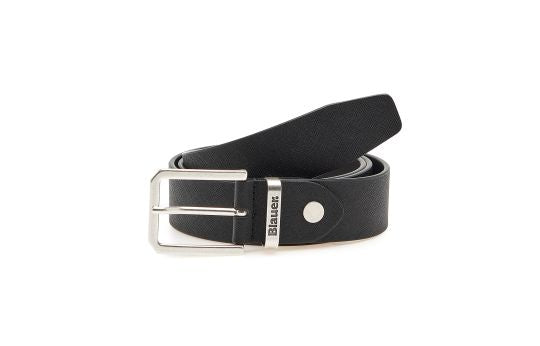 Blauer Cintura SAFF01 pelle made in Italy uomo nero black saffiano