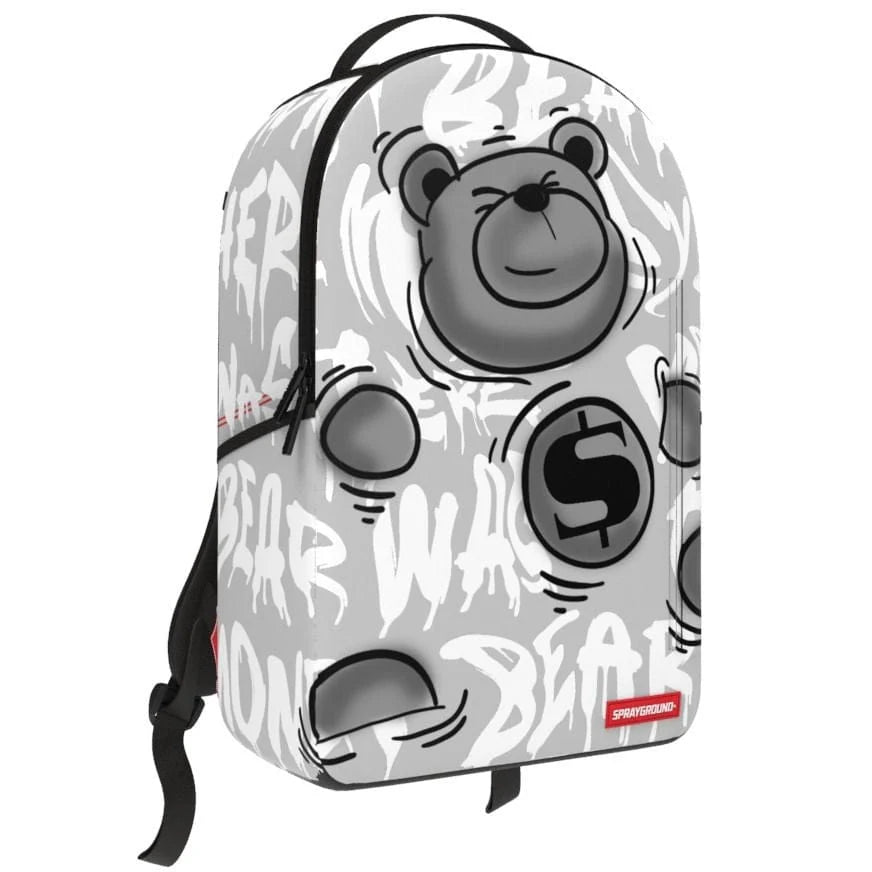 Sprayground Zaino Big Backpack Scuola City Viaggio Shark bear money
