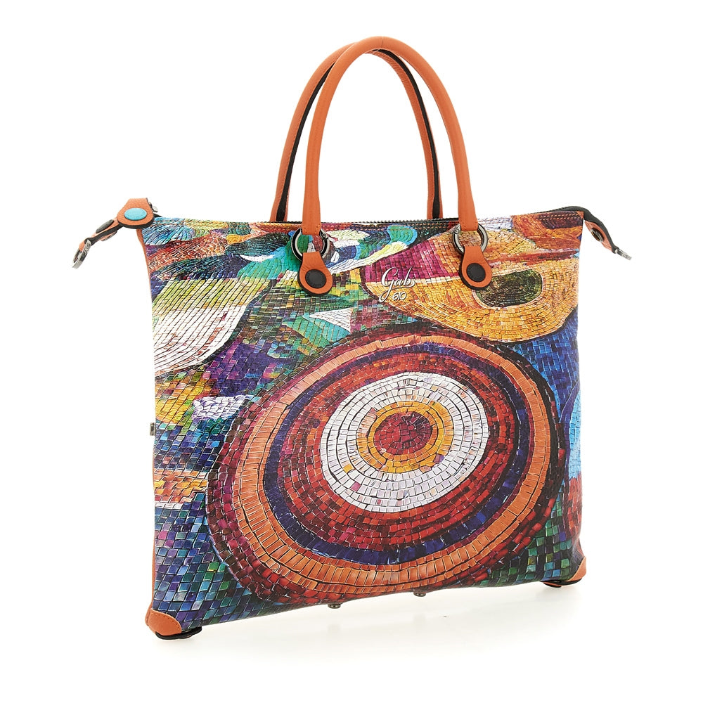 Gabs G3 Plus M TRIP Borsa Zaino Trasformabile Shopper Tote Bauletto Pelle Stampa 610