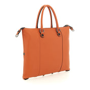 Gabs G3 Plus M Borsa Zaino Trasformabile Hobo Shopper Tote Bauletto in Pelle Orange