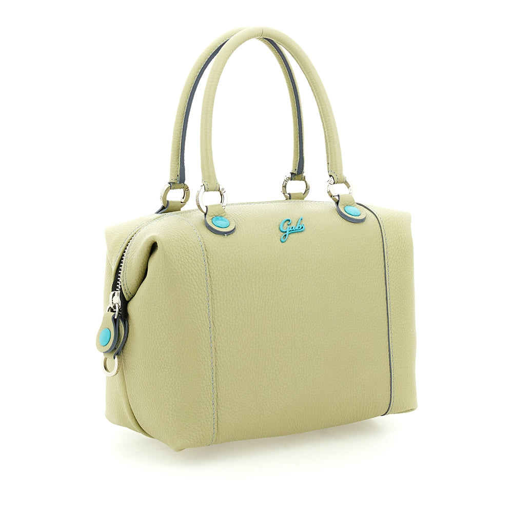 Gabs G3 Plus M Basic Borsa Zaino Trasformabile Shopper Tote Bauletto Pelle Celadon