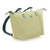 Gabs G3 Plus M Basic Borsa Zaino Trasformabile Shopper Tote Bauletto Pelle Celadon