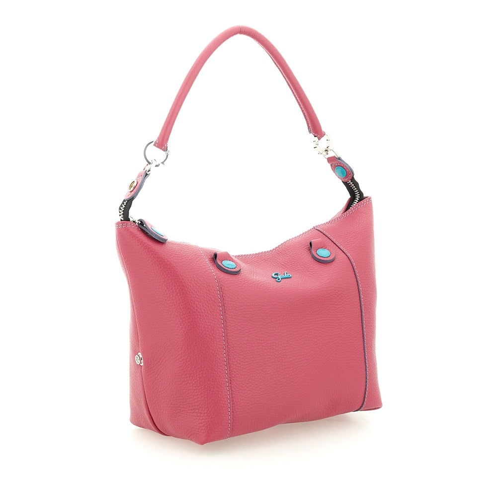 Gabs G3 Plus M Basic Borsa Zaino Trasformabile Shopper Tote Bauletto Pelle Begonia