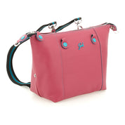 Gabs G3 Plus M Basic Borsa Zaino Trasformabile Shopper Tote Bauletto Pelle Begonia