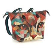 Gabs G3 Plus M Pet Borsa Zaino Trasformabile Shopper Tote Bauletto Pelle Gatto rosso