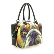 Gabs G3 Plus M Pet Borsa Zaino Trasformabile Shopper Tote Bauletto Pelle Bulldog giallo