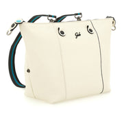 Gabs Borsa G3 Plus L Black Shopper Tote Bauletto Zaino Trasformabile Pelle Panna