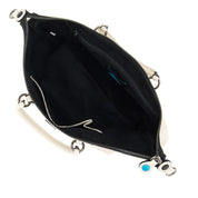 Gabs Borsa G3 Plus L Black Shopper Tote Bauletto Zaino Trasformabile Pelle Panna