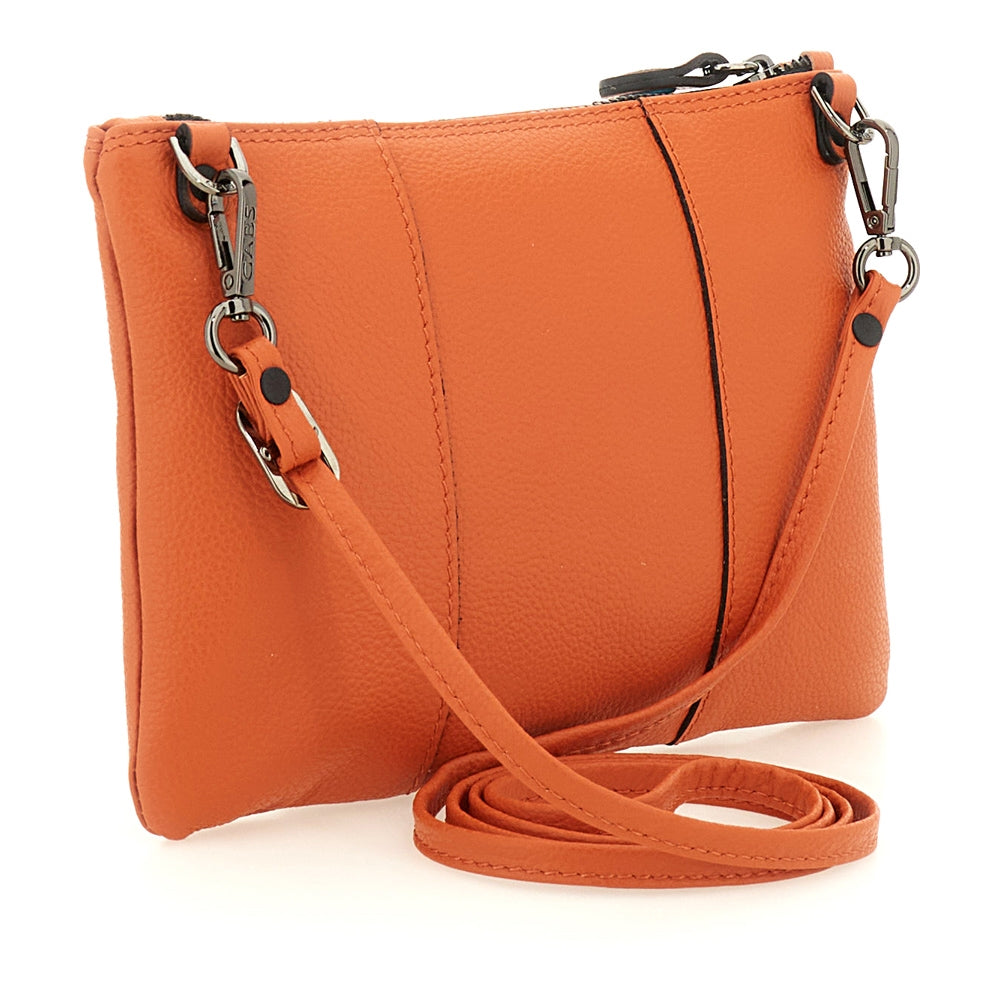 Gabs G3 Plus M Basic Borsa Zaino Trasformabile Shopper Tote Bauletto Pelle Orange