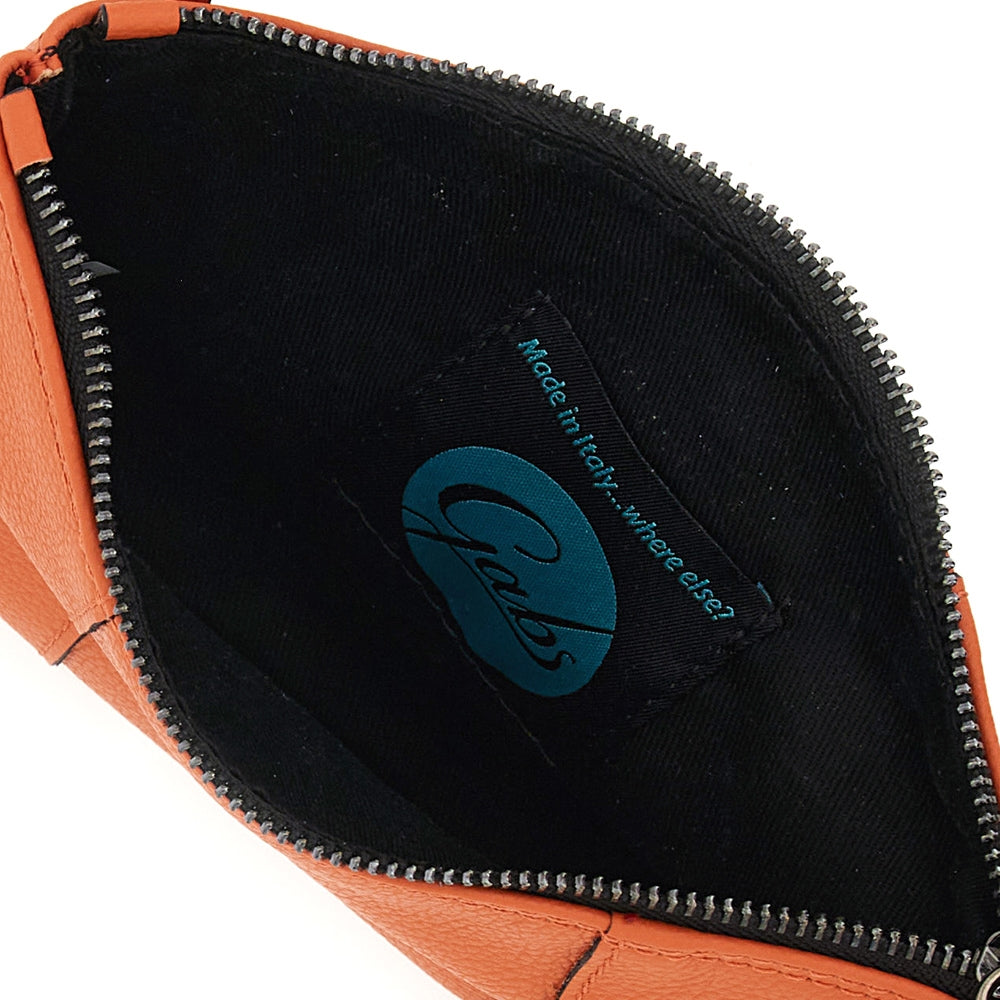 Gabs G3 Plus M Basic Borsa Zaino Trasformabile Shopper Tote Bauletto Pelle Orange