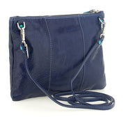 Gabs Borsa Pochette Tracolla Beyonce M Pelle Bull Basic BLU LUCIDA glossy