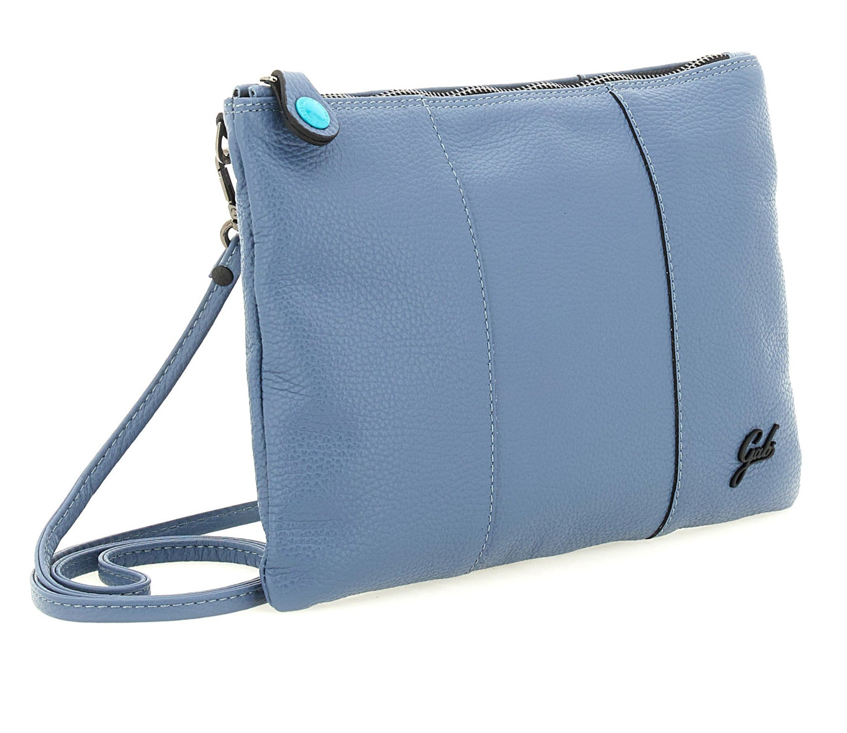 Gabs Borsa Pochette Tracolla Beyonce S Pelle Bull Black ardesia blu