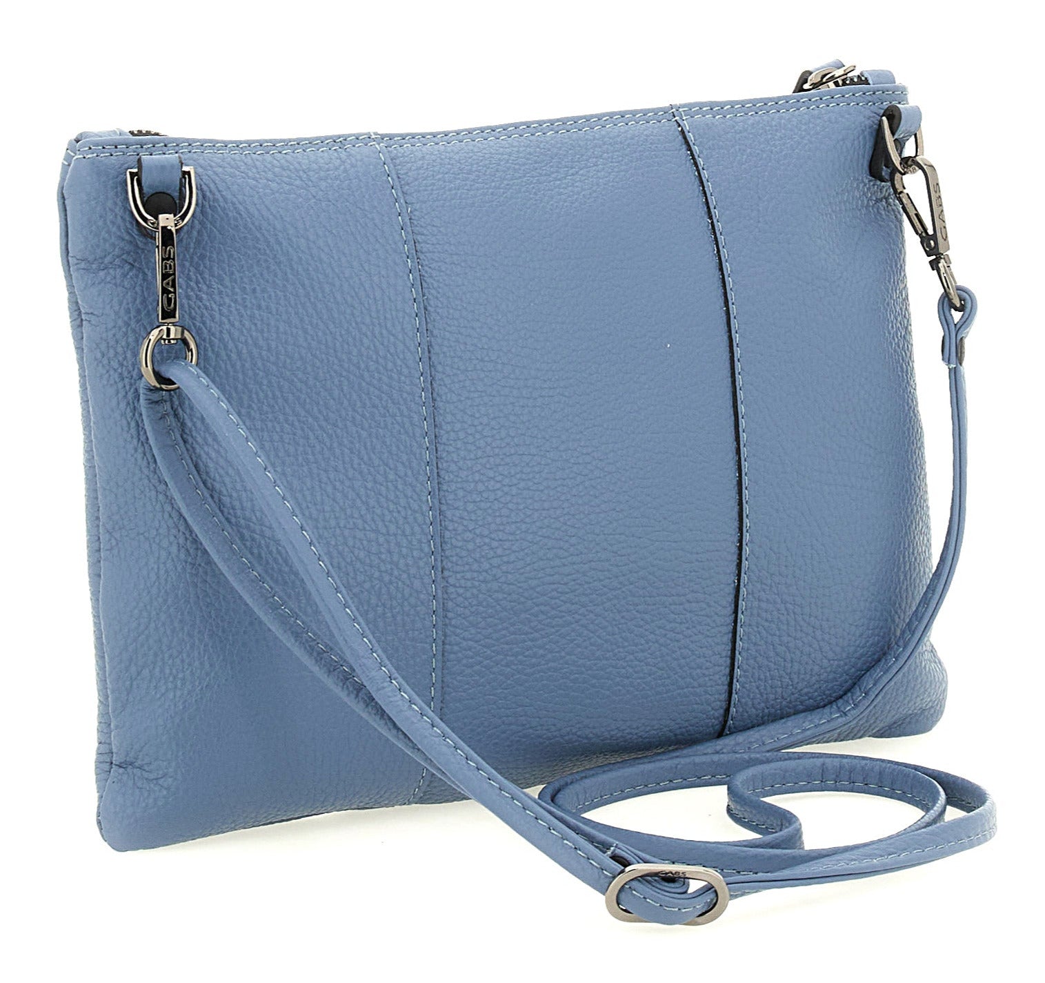 Gabs Borsa Pochette Tracolla Beyonce S Pelle Bull Black ardesia blu