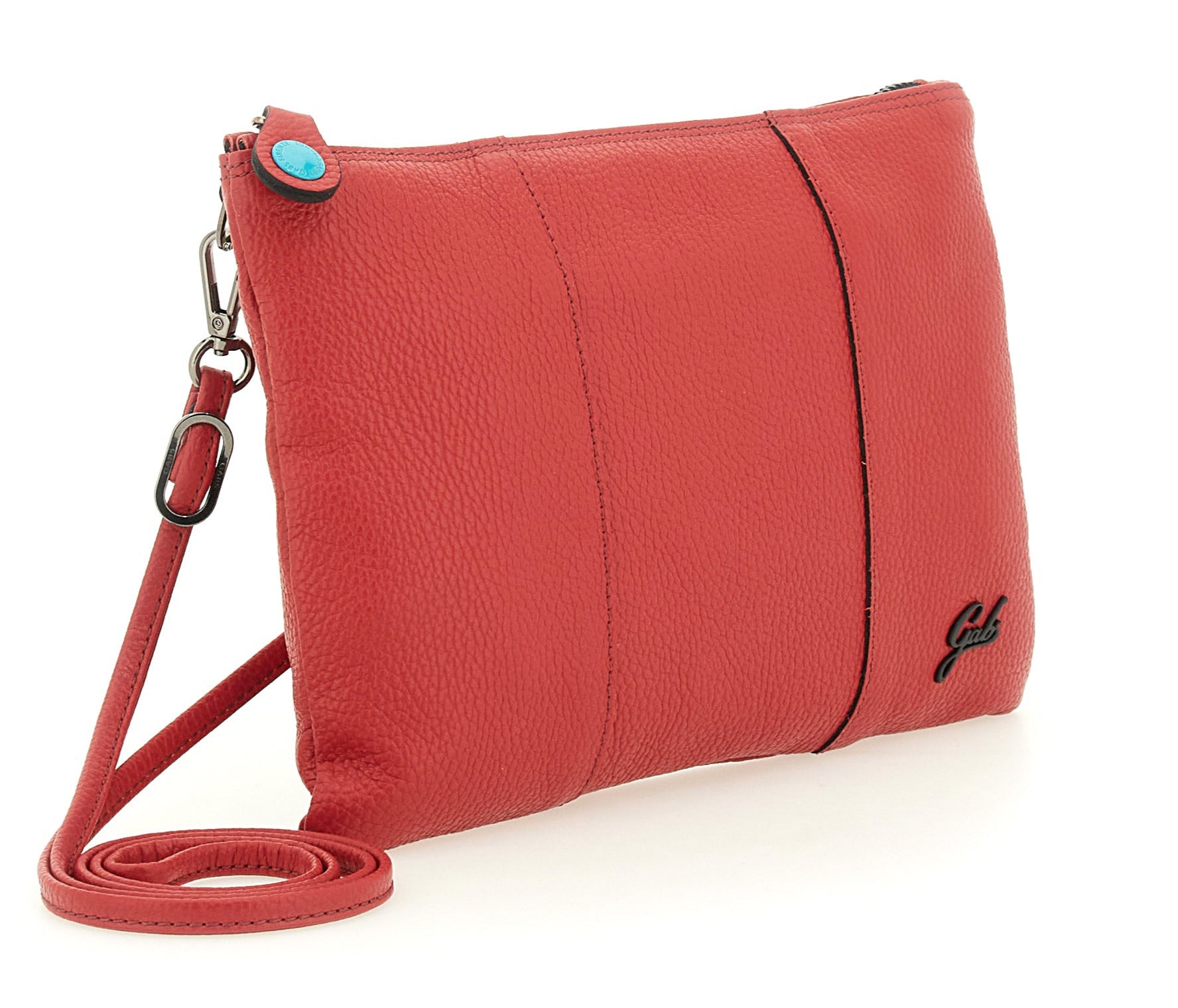 Gabs Borsa Pochette Tracolla Beyonce S Pelle Bull Black FUOCO rosso